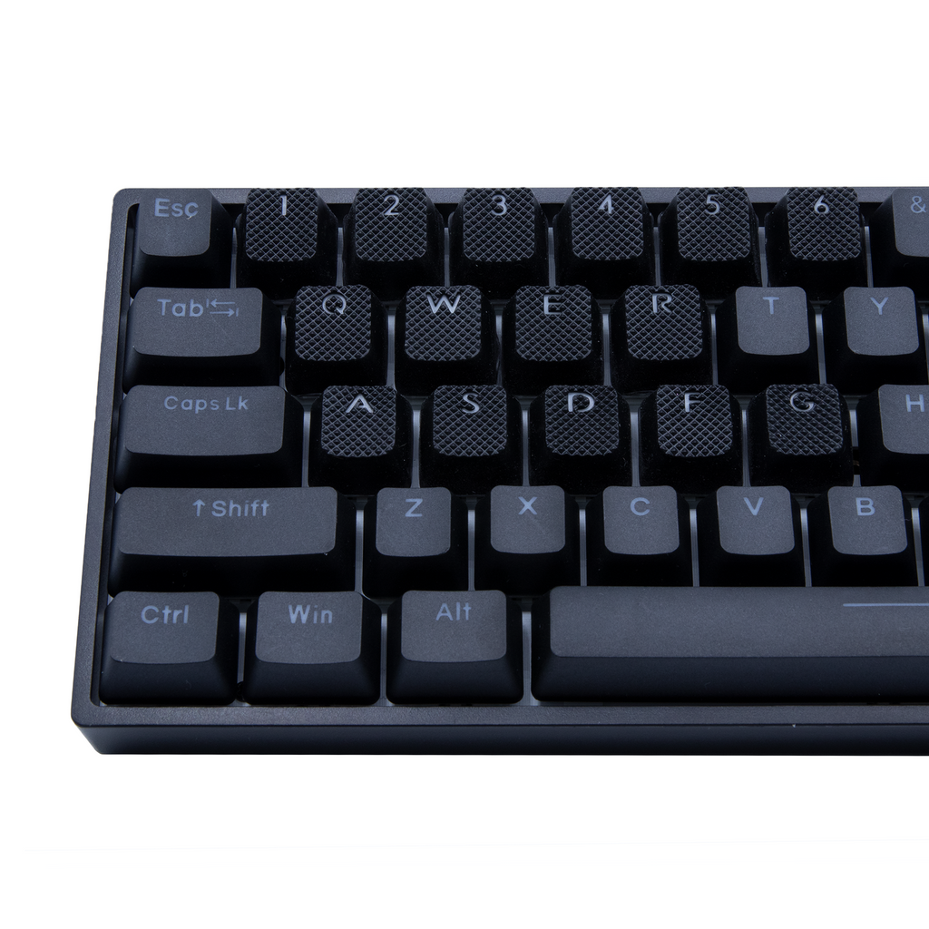 Matrix Keyboards All Black Rubber Gaming Keycaps