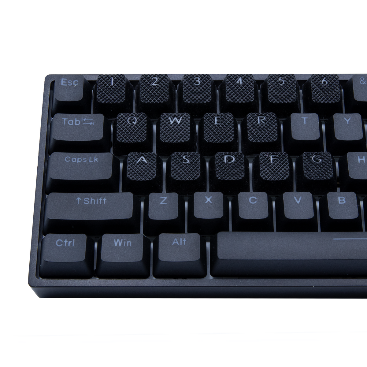 Rubberized Gaming Keycaps (Black)