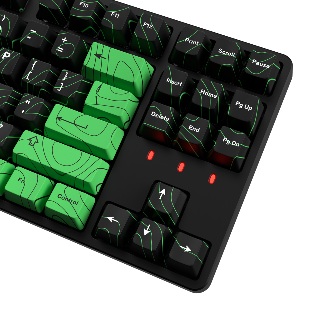 Lvndmark x Matrix Black & Green Custom Mechanical Gaming Keyboard Colab