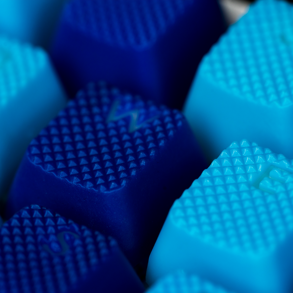 Matrix Keyboards Blue Blizzard Rubber Gaming Keycaps