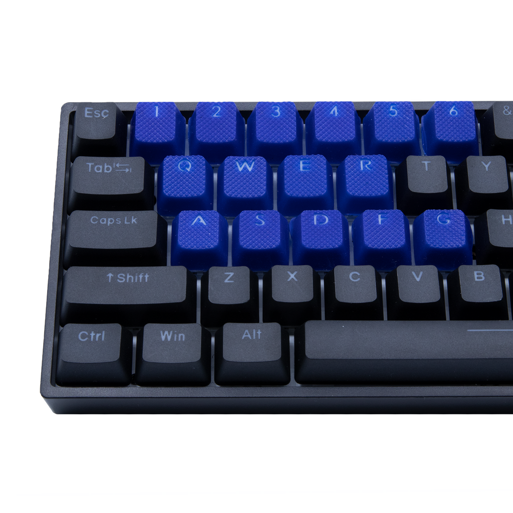 Matrix Keyboards Blue Diamond Rubber Gaming Keycaps