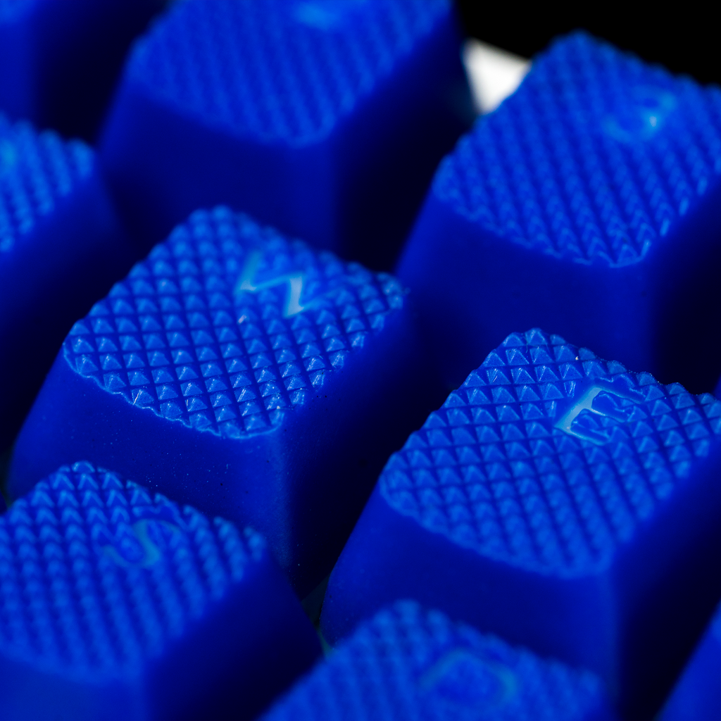 Matrix Keyboards Blue Diamond Rubber Gaming Keycaps