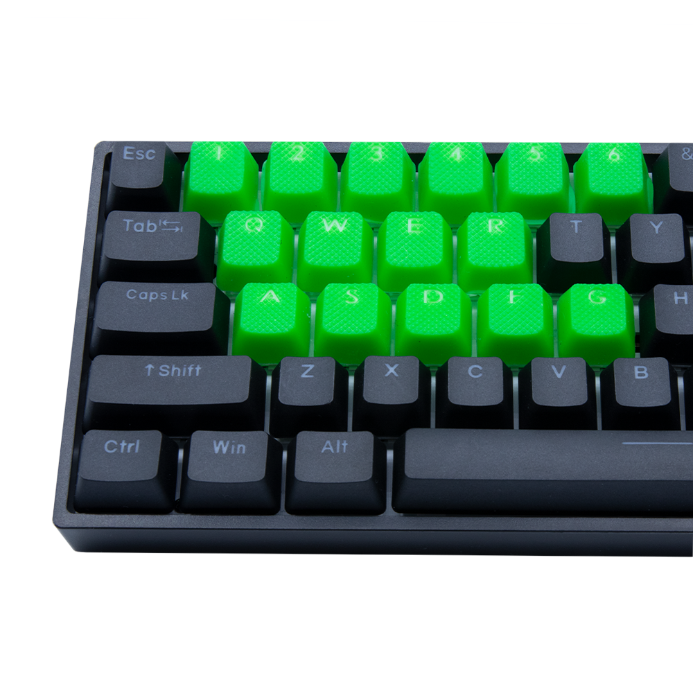 Matrix Keyboards Green hulk Rubber Gaming Keycaps