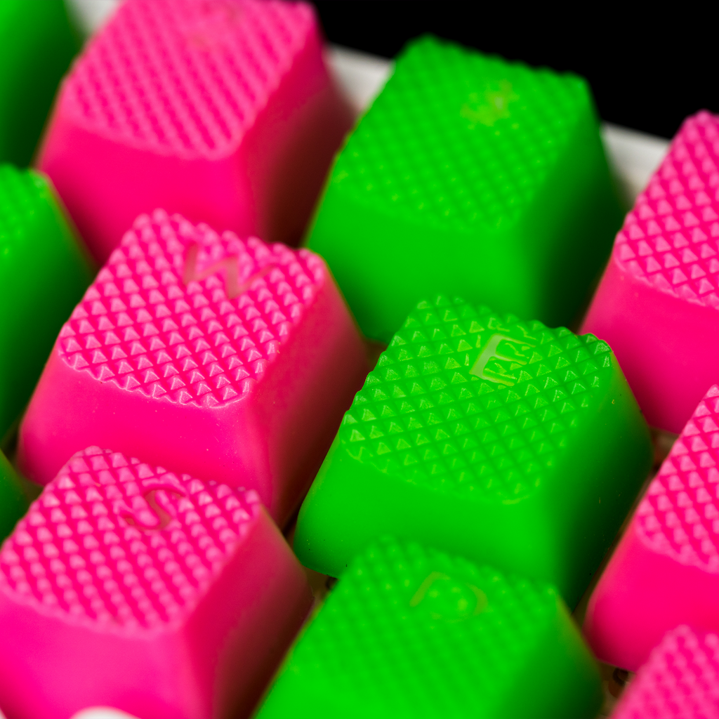 Matrix Keyboards Pink and Green Watermelon Rubber Gaming Keycaps