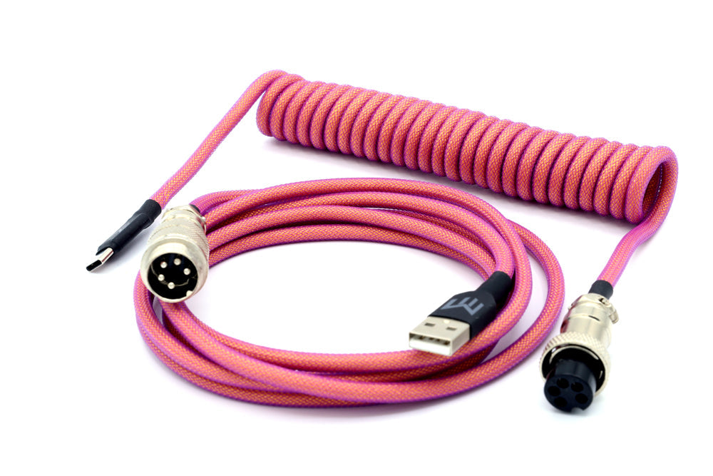 Matrix Keyboards Sunrise Coiled Mechanical Gaming Keyboard Cable