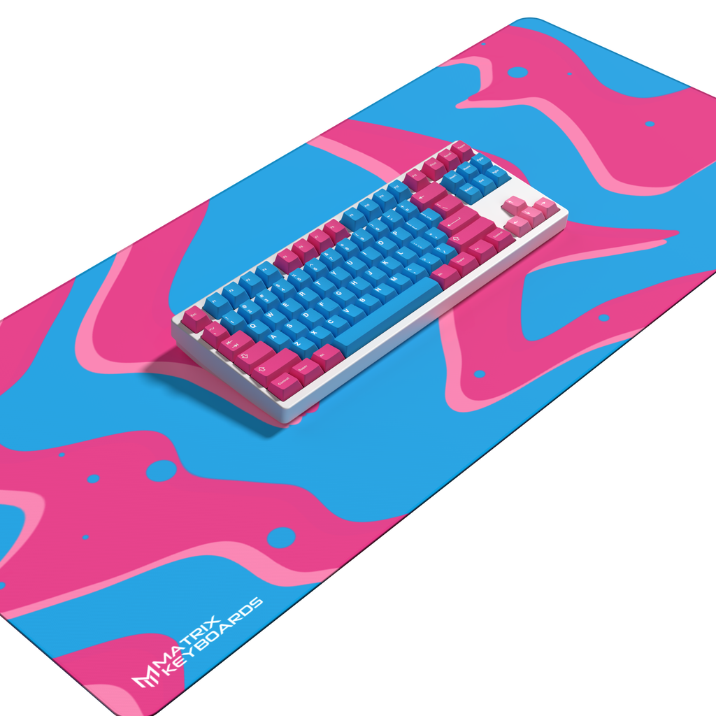 Matrix Keyboards XXL Xtra Large Cotton Candy Blue & Pink Gaming Esports Mousepad