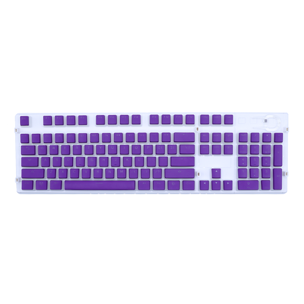 Matrix Pudding Keycaps PBT Doubleshot purple Gaming Keycaps