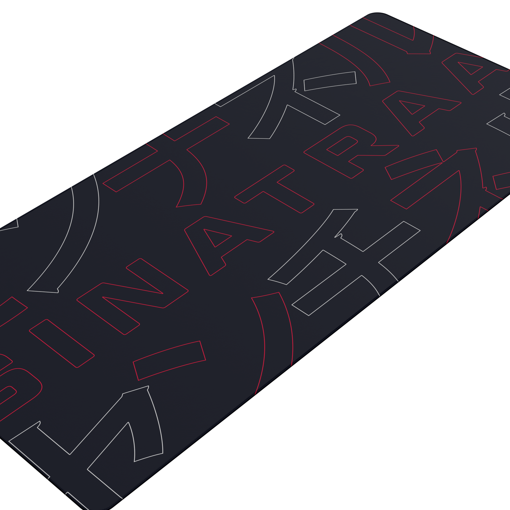 Sinatraa x Matrix Keyboards XXL Gaming Mousepad