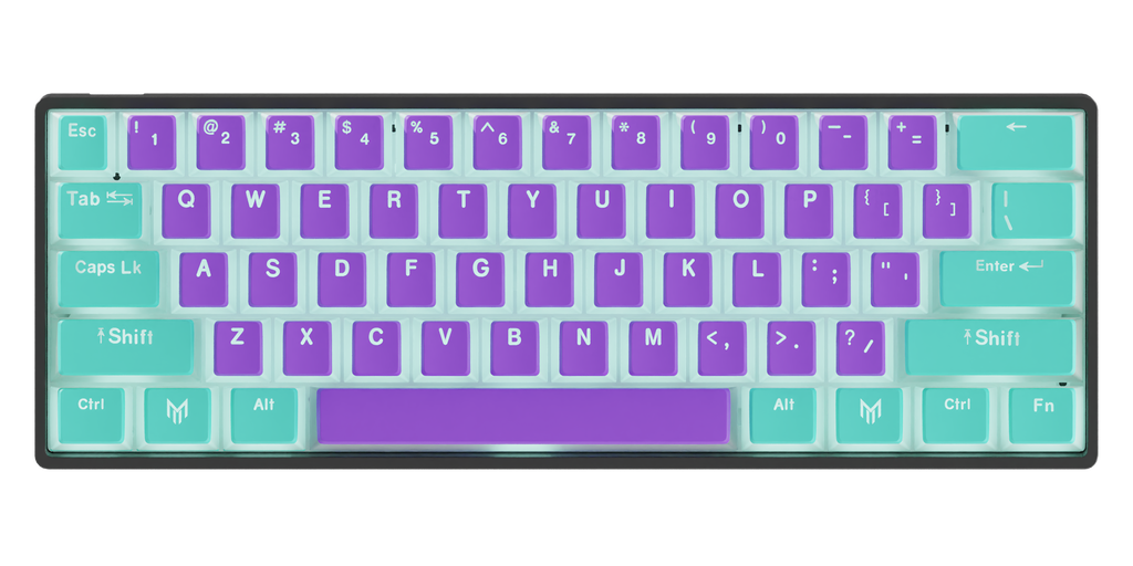 Peacock | Pudding Elite Series 60% Keyboard