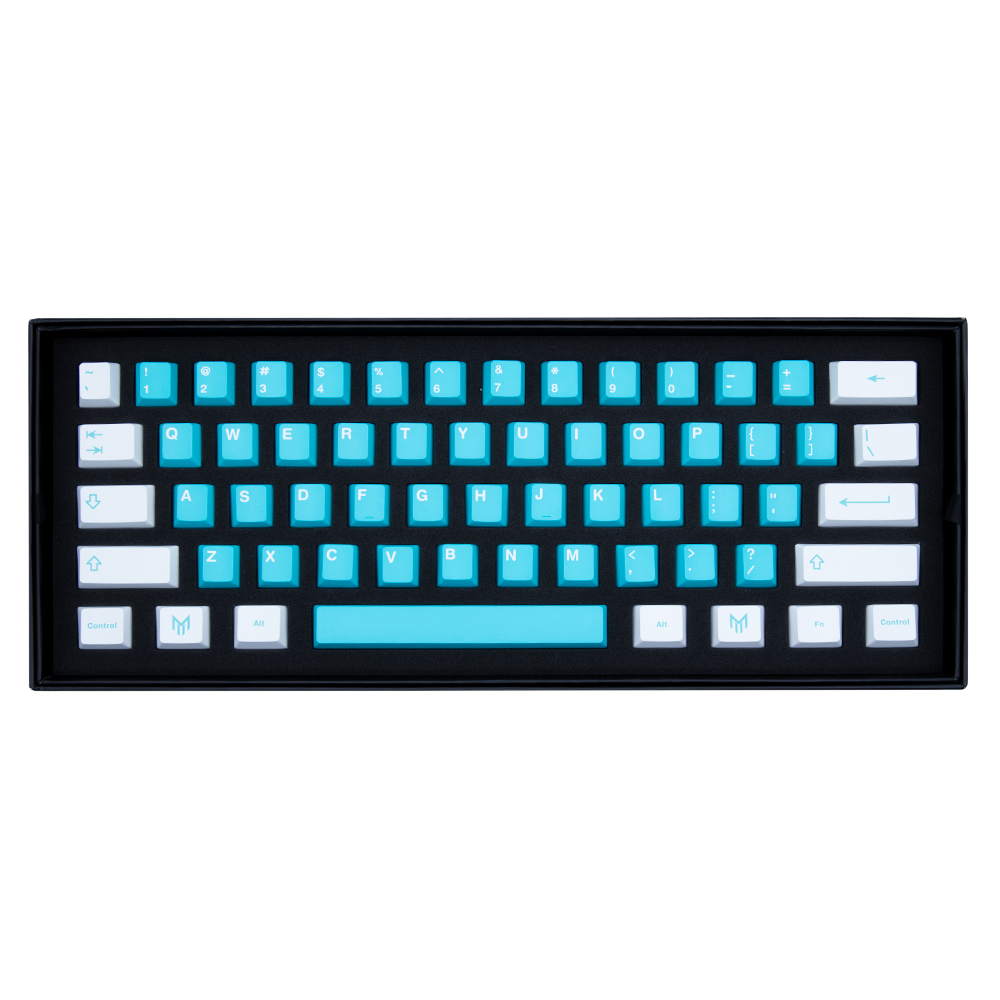 Sky Blue Matrix Keycap Set