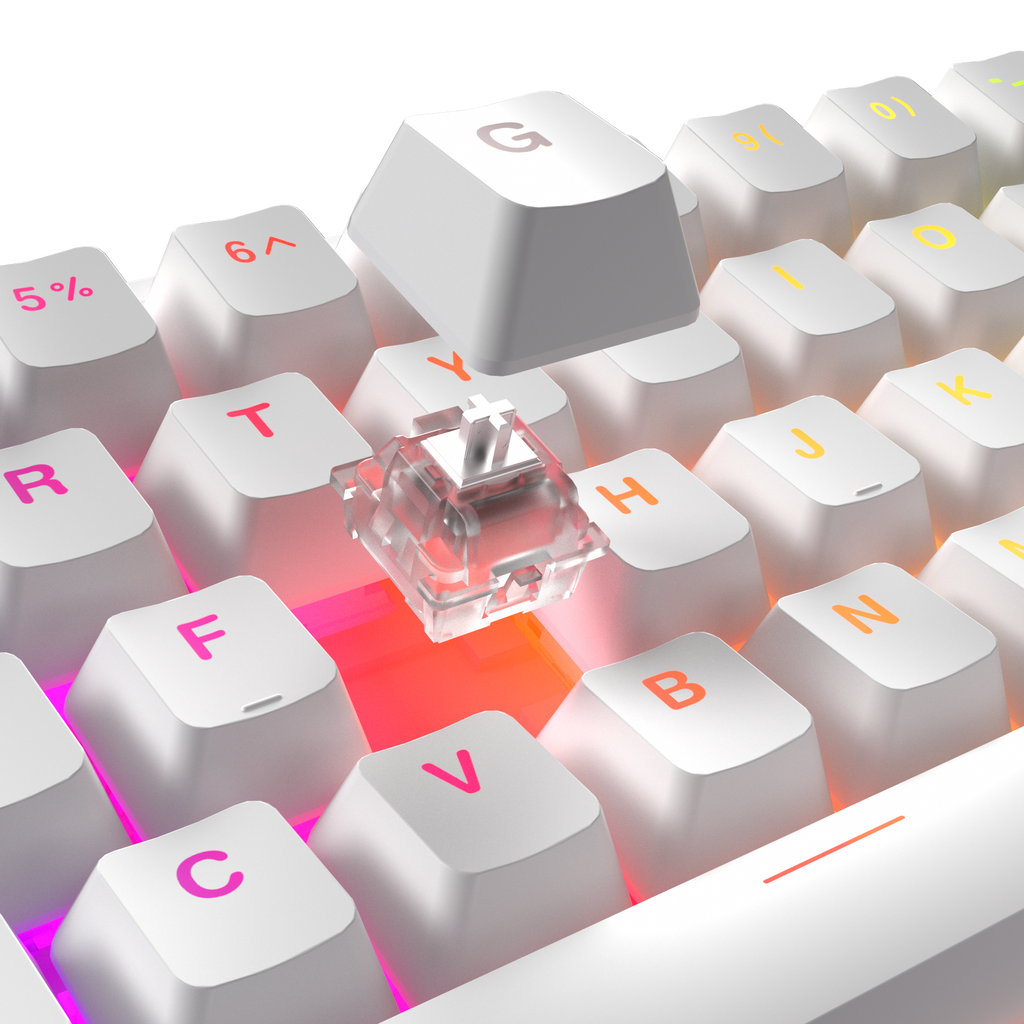 Elite Series 60% White Keyboard
